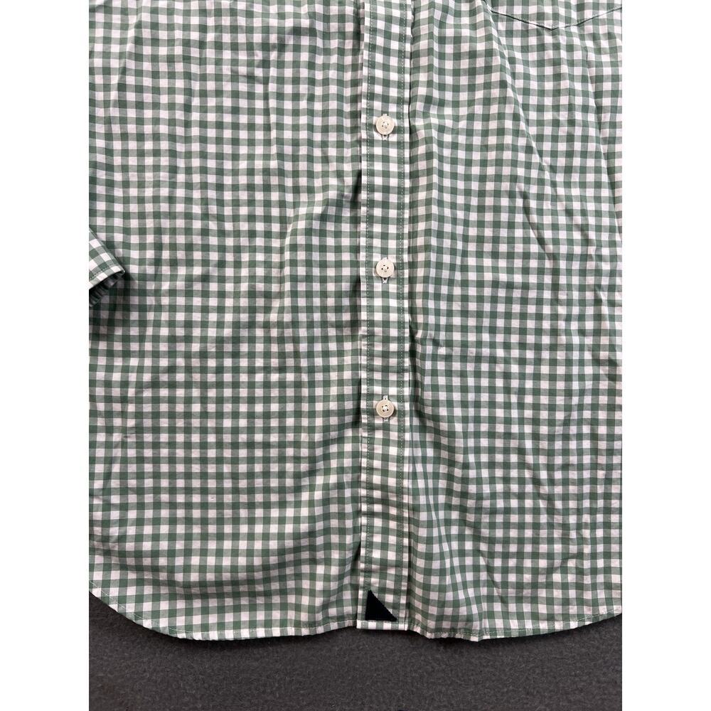 UNTUCKit Men's Medium Slim Fit Green Gingham Long Sleeve Shirt 100% Cotton - Picture 3 of 7